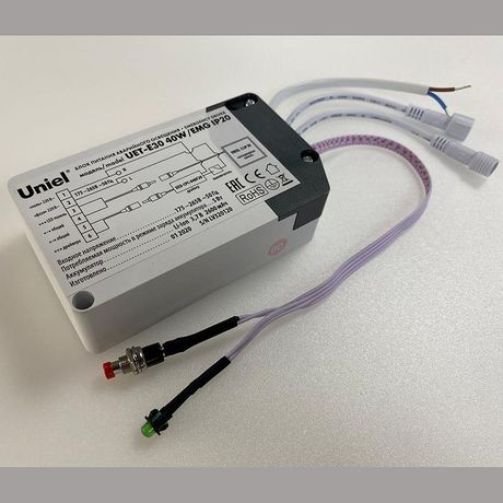 Блок аварийного питания для светодиодных панелей CLIP IN. UET-E30 40W/EMG IP20 TM Uniel - UL-00006766