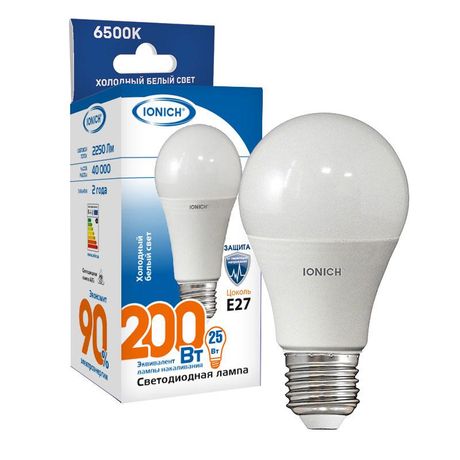 Лампа светодиодная ILED-SMD2835-A65-24-2160-220-6.5-E27 IONICH 1558