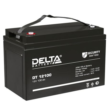 Аккумуляторная батарея ОПС серии DT 12100 12В/100Ач | DELTA
