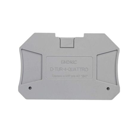 Изолятор торцевой для клемм TUR-2.5-QUATTRO (уп.100шт) DKC D-TUR-2.5-QUATTRO ДКС