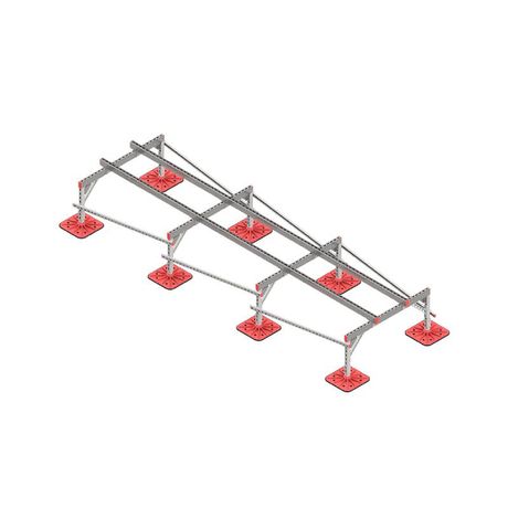 Конструкция опорная для установки оборудования TECHNORAPTOR FOOT 1200х4000 тип 1 HD КМ TR0225 КМ-Профиль