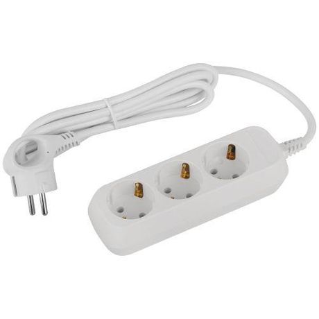 Удлинитель электрический ЭРА UDL-16-315-E Greenline 3 розетки с заземлением 1,5м ПВС 3x1мм2 | Б0065038