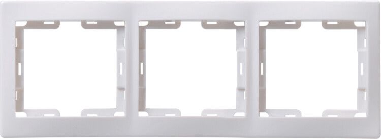 КВАРТА Белый Рамка 3-местная вертикальная РВ-3-КБ | EMK31-K01-DM GENERICA IEK