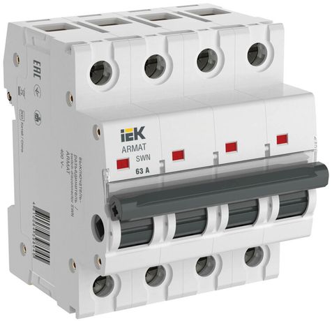 Выключатель нагрузки SWN 4P 63А | AR-SWN-4-063 IEK ARMAT