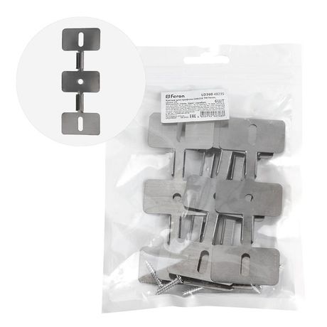 Крепеж для профиля САВ258 LD360 (комплект 6шт) FERON | 48235