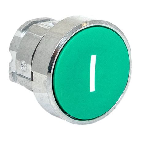 Исполнительный механизм кнопки I XB4 зеленый плоский возвратный без фиксации IP65 - XB4BA-3152C-65 EKF