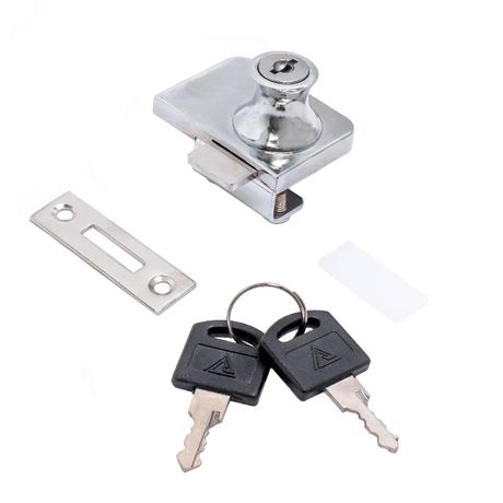 Замок мебельный СТАНДАРТ 805 на 2 стекла - 13902 ПТК