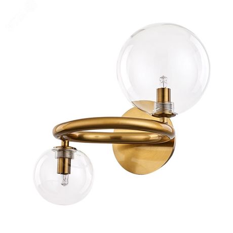Бра ALBUS G9 2х40Вт Металл Бронза - A7780AP-2AB Arte Lamp