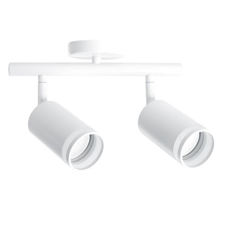 Светильник ДБО 2хGU10 без ламп наклонный белый - 41488 FERON ML232