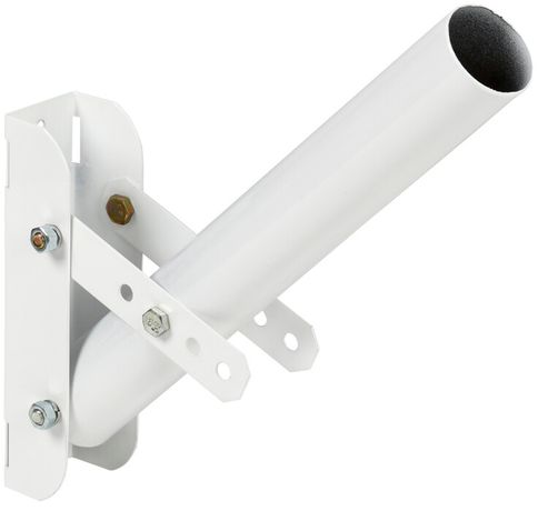 Кронштейн КР-2М D=48мм L=350мм под монтажную ленту регулируемый угол белый IEK - LDKU0D-CR-48-0350-23-K01