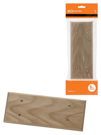 Накладка на бревно деревянная универсальная НБУ 1Пх3 260 мм, под покраску | SQ1821-0320 TDM