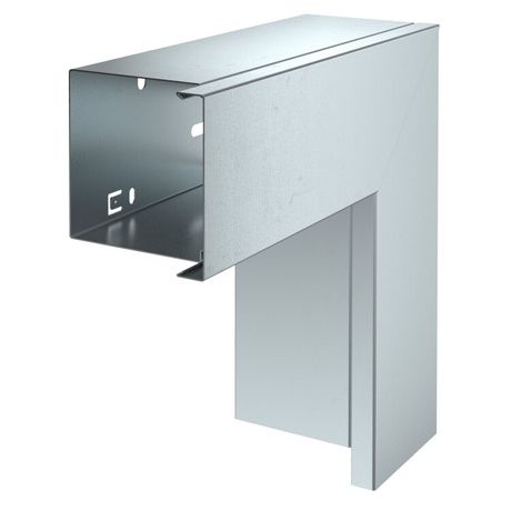 Плоский угол с крышкой кабельного канала LKM 220x220 мм (сталь) (LKM F80080FS) | 6248328 OBO Bettermann