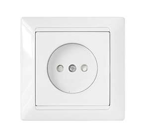 Розетка 1-м СП 16А IP20 с заземл. защ. шторки бел. Bylectrica РС16-316