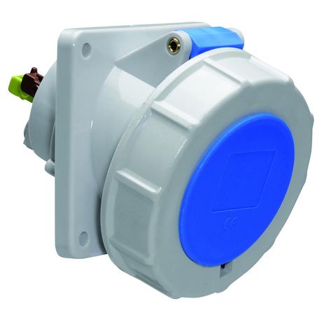 Розетка встраиваемая наклонная 16А 3р 230в 6h IP67 85х85 QC 12813 I 12813-Bals Bals