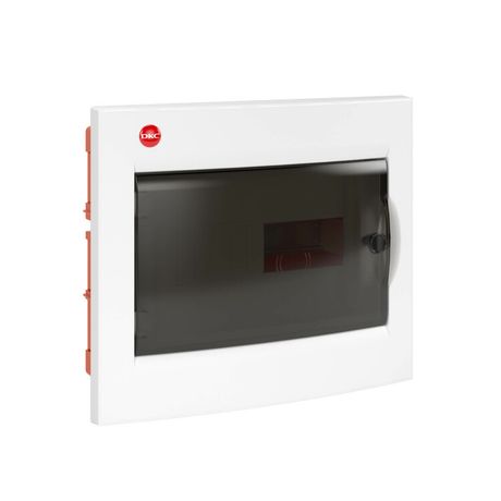 Щиток встраиваемый с дверцей, 12 модулейIP41, белый клеммным блоком 1х87512 и замком | 81912 DKC ДКС