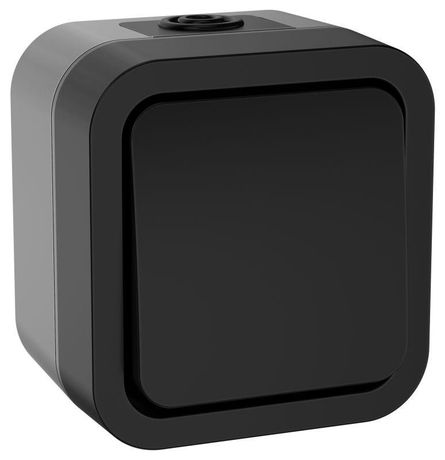 Переключатель одноклавишный TORS 10А IP55 графит - TS-V10-0-10-55-K53 IEK
