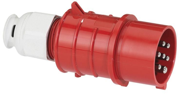 Вилка кабельная 16А 7р ( 6Р+РЕ) 400В 6h IP44 21557 I 21557-Bals Bals