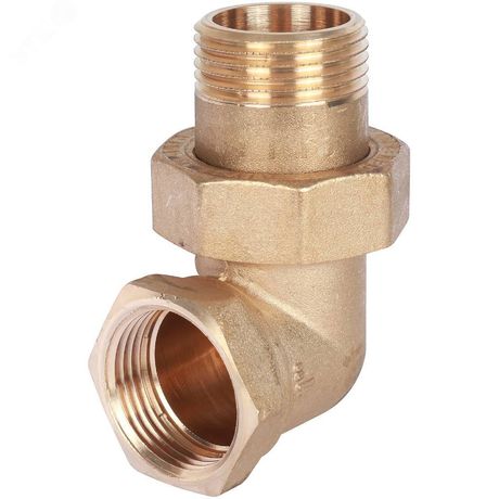 Соединение разъемное угловое 'американка' ВН, уплотнение под гайкой o-ring кольцо 1' - SFT-0056-000001 STOUT RG008T5Q97CQBC