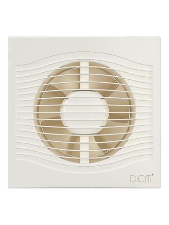 Вентилятор вытяжной осевой D125 декоративный с обратным клапаном DiCiTi SLIM 5C Ivory ЭРА