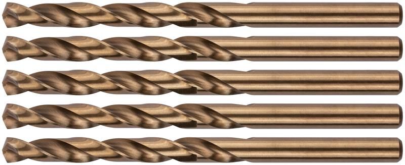 Сверло по металлу HSS с добавкой кобальта 5% Профи 6.5мм (уп.5шт) FIT 33965 РОС