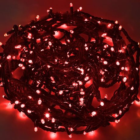 Гирлянда профессиональная Твинкл Лайт 240LED красный черный провод - 303-322 NEON-NIGHT