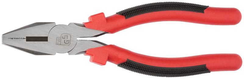 Плоскогубцы комбинированные ''Стандарт'' красно-черные пластиковые ручки, полированная сталь 200 мм - 48200 РОС