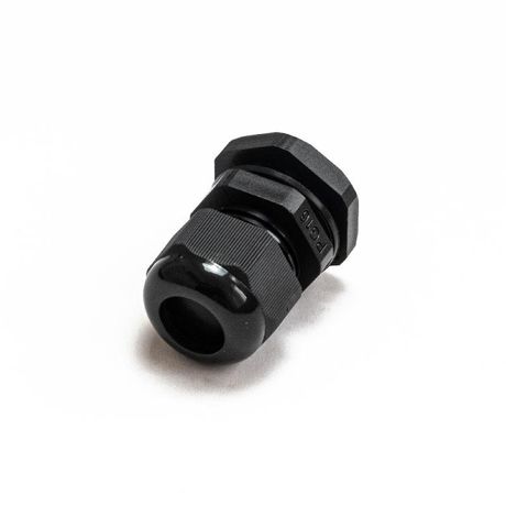 Кабельный ввод (сальник) PG 16 (IP68) d отверстия 10-14 мм черный (2 шт/уп) | PR08.7069 Промрукав Строитель