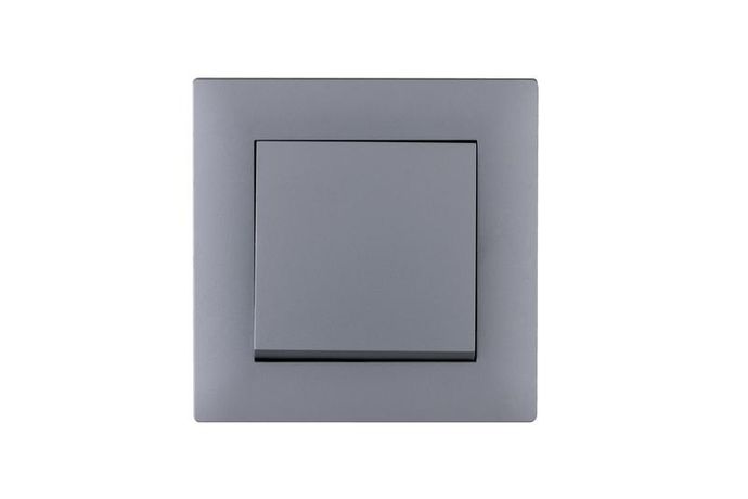 Выключатель 1-клав. Karea RIZZ STAR сер. Makel 88065001