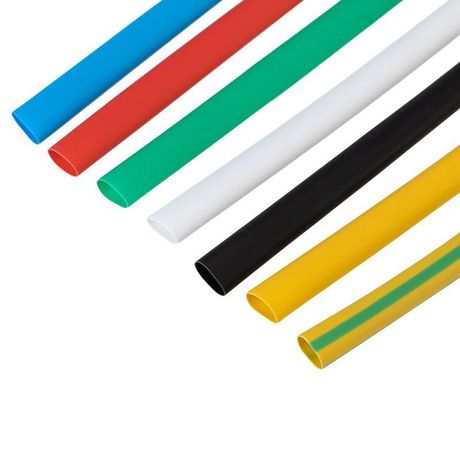 Набор термоусаживаемых трубок №13 ТУТ нг 4/2мм, 7 цветов (упак 21 шт. по 10см) | 29-0113 REXANT MEET