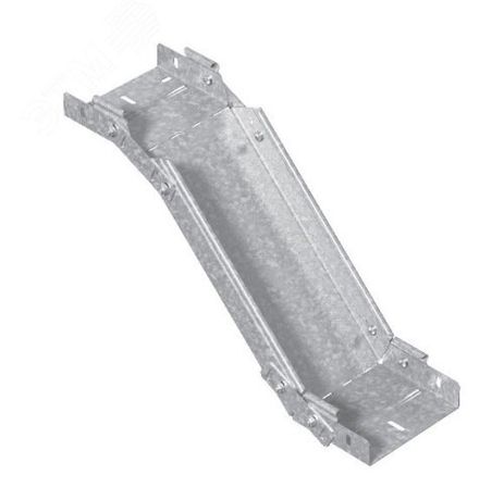 Поворот вертикальный регулируемый 100х80, толщ. 1,5 мм, Сендзимир цинк, 071514 | ПВР-100х80-1,5-СЦ Ostec