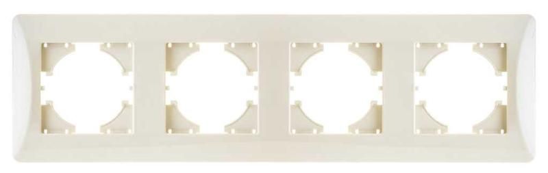 Рамка 4-местная Ugra, бежевый - С1140-003 GUSI