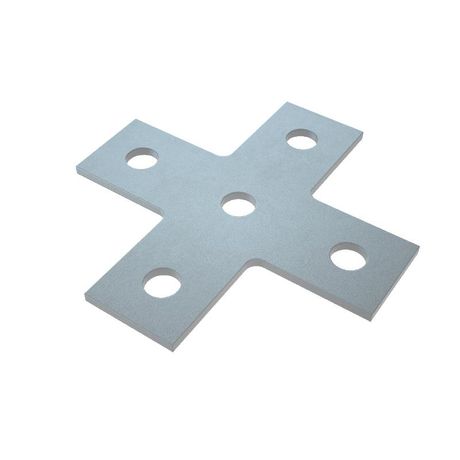 Соединительная пластина Х-образная (5 отверстий) HD85 - LO56310 КМ-Профиль