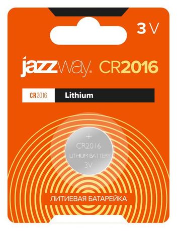 Батарейка CR2016 JAZZway BL-1 арт.2852830