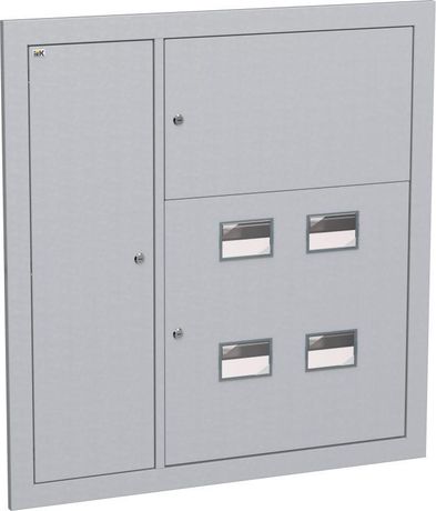 Корпус металлический ЩЭ-4-Э 36 IP31 (слабот. отсек слева) LIGHT IEK - IND-MKM43-04-31-E-L