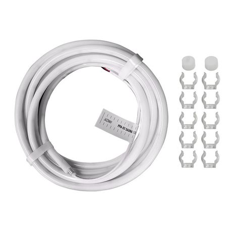 Лента светодиодная Гибкий Неон PFN-03 "SAUNA 24В" 2835/120 4000К d13мм IP68 термостойкая для бани/сауны/бассейна в комплекте: 2 заглушки; 10 крепежей (уп.5м) Pro JazzWay 5058750