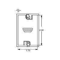 Разъем для выносного тестового устройства датчика типа LPCT ССА613 SchE 59666 APC