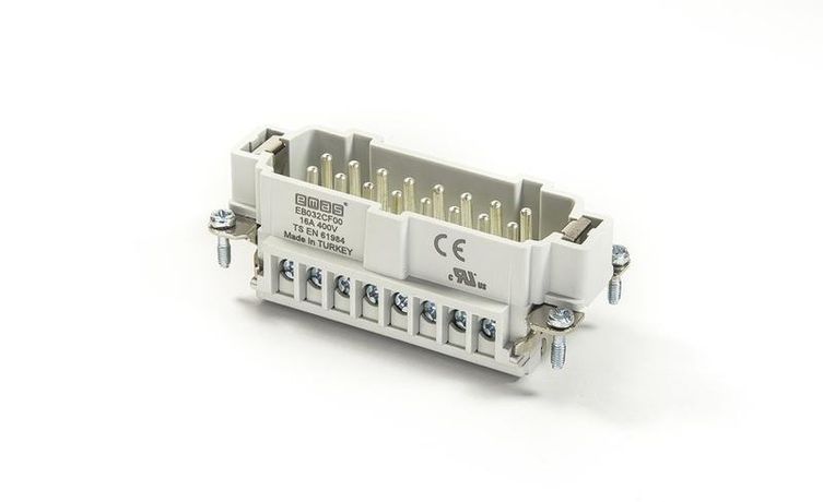 Штепсель для разъемов на 32 вывода 16А EMAS EB032CF00
