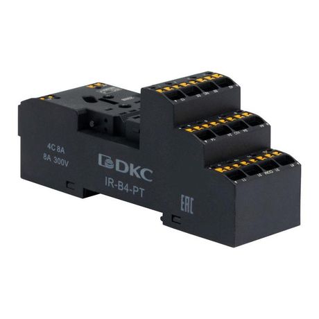 Базовый пассивный элемент для установки одиночных реле, до 230 В АС \ DC | IR-B4-PT DKC ДКС
