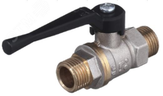 Кран шаровой 11Б27П1 Ду15 А32 НН рычаг никель PN40 - БАЗ.А32.0.15 НЛМ.PN40