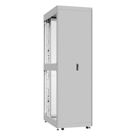 Шкаф серверный 52U 800х1200 передняя дверь: двустворчатая глухой металл IP51. задняя перфорированная IP20. боковые панели: без. цвет: серый RAL7035 - EX 8252.7540 SYSMATRIX