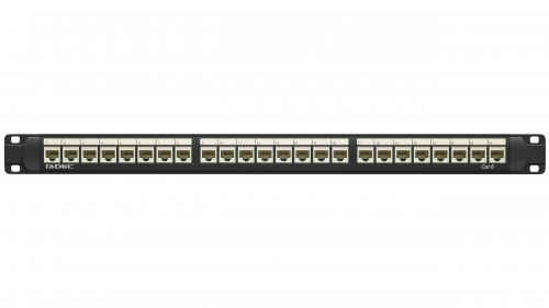 Патч-панель 19",1U,CAT6, 24 модуля RJ45, неэкранированная | RN6PPU24 DKC ДКС