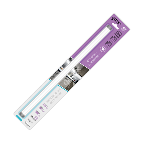 Светильник модульный линейный 6 Вт 600 Лм 4000К 500х25х9 мм IP20 модель F ADD дополнительный модуль Modul Gauss - 9022533206