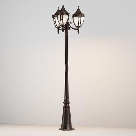 Светильник садово-парковый Outdoor Rivoli IP 44 E27х3х60W Черный - O026FL-03B Maytoni