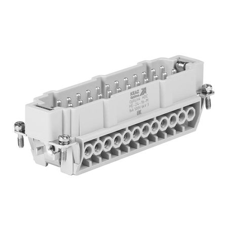 Вилка OptiLink HDC-HE-24-16-M-(0.75-2.5) 500В КЭАЗ 352264 КЭАЗ арт. 352264