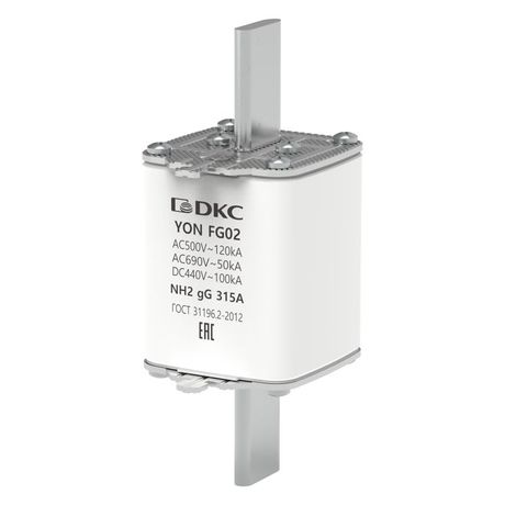 Предохранитель YON ножевого типа FG2 с одинарной индикацией 315А | 1FG02-0315 DKC ДКС