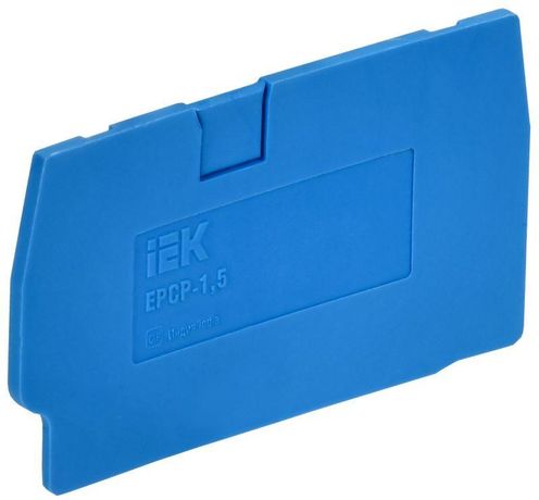 Заглушка для колодки клеммной CP 1.5кв.мм син. ARMAFIX IEK AF-CT20-00-K07-001-ZGL