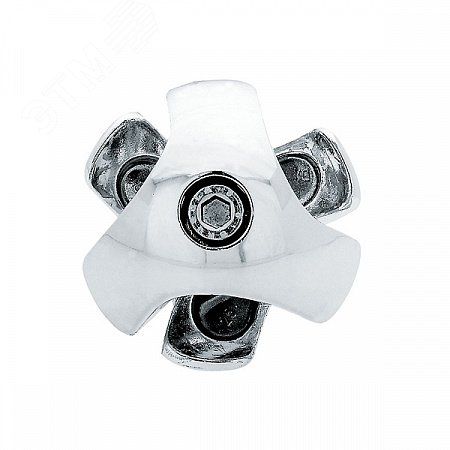 Держатель краб для 3-х труб правый хром (1 шт) - пакет Tech-Krep 127426