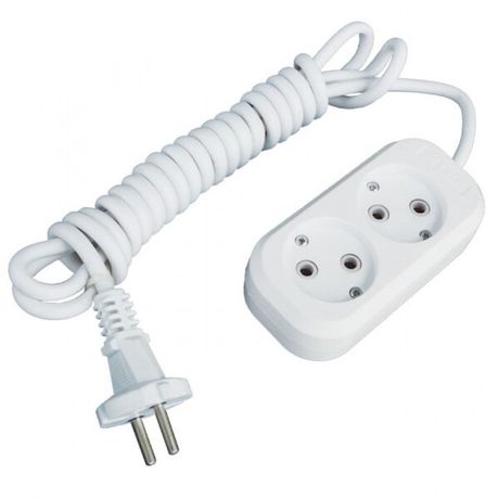 Удлинитель Эксперт 2 гнезда метра 10А/2.2кВт без заземления ПВС 2х0.75 PROxima - UBA10-275-2-02 EKF