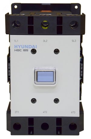 Магнитный контактор HGC185 22NS F220 185А 90 квт при АС3 (380-440В) напряжение катушки 100-240В АC 110-220 DC 2НО+2НЗ - 13.01.01.000561 HYUNDAI