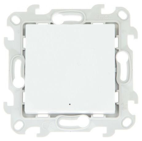 Переключатель 1-кл. 1п 2мод. СП Simon 24 10А IP20 с подсветкой механизм бел. 2450204-030